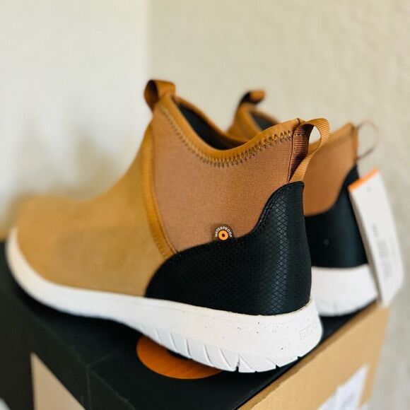 Bogs Juniper Freedom Chelsea Leather Sneaker, Size 9.5, Toffee/Brown,‎ NWT - Picture 5 of 16